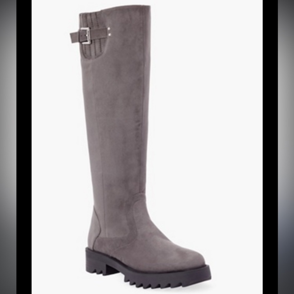 Just fab Morgane tall moto boots NIB 7